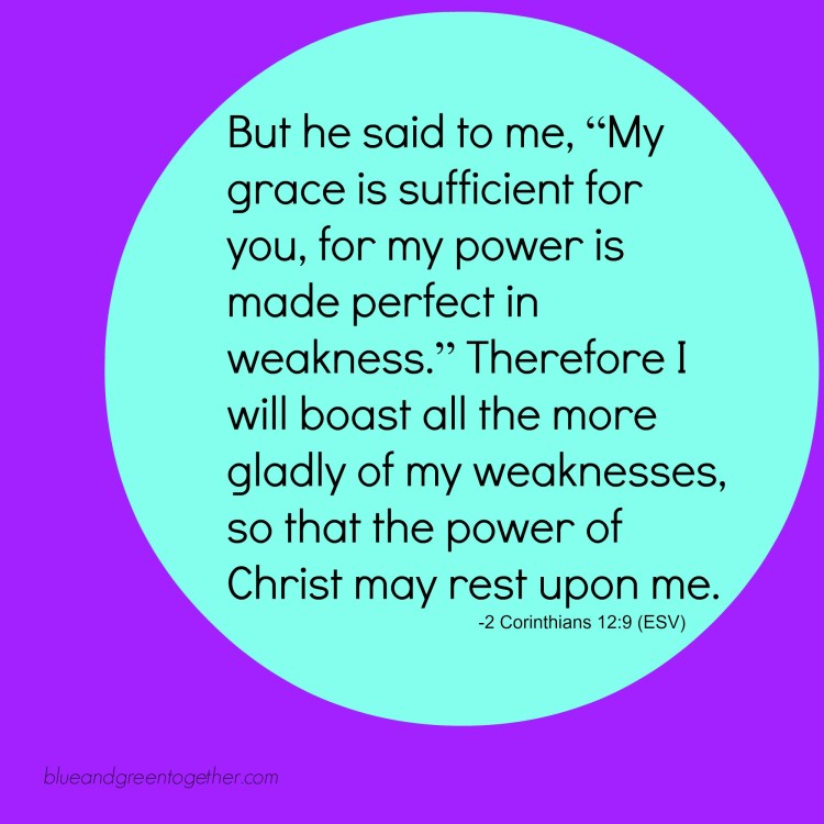 My grace is sufficient