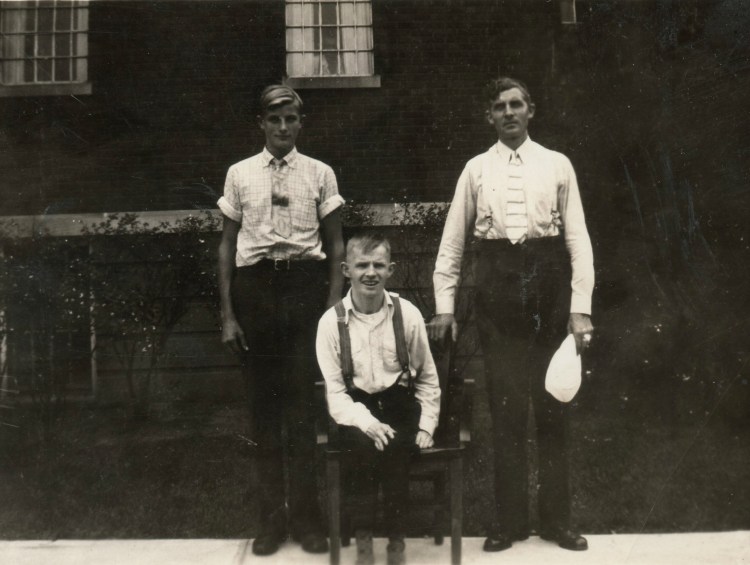 John and Sydney Van Dyk, with their father Meindert. (Josephine's brothers and dad)